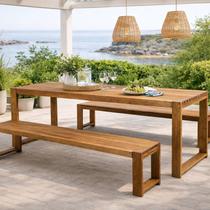 Banco Rustico de Jardim Baren 3 Lugares Yescasa Banco Rustico de Jardim Baren 3 Lugares Yescasa