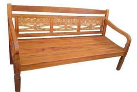 Banco Rústico Holambra em Madeira de Demolição - Cód 2139