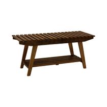 Banco/sapateira 1 Prateleira Summer 70cm Madeira Imbuia Maciça Stain Imbuia Banco/sapateira 1 Prateleira Summer 70cm Madeira Imbuia Maciça Stain Imbuia