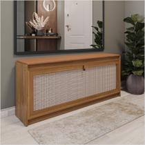 Banco Sapateira 130m Plenitude Madeira Acento Almofadado material sintético Marrom Ofertamo Banco Sapateira 130m Plenitude Madeira Acento Almofadado material sintético Marrom Ofertamo