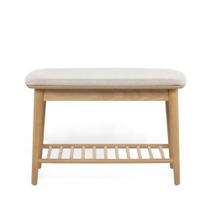 Banco Sapateira com Prateleira Ripada Liva 70 cm x 36 cm Tauari