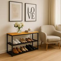 Banco Sapateira Estilo Industrial