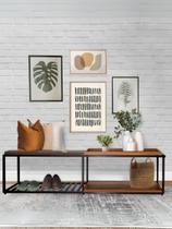 Banco Sapateira Fiore com Nicho 120cm