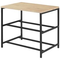 Banco Sapateira Industrial Em Aço Preto F84 Pinus Natural Dmobiliario Banco Sapateira Industrial Em Aço Preto F84 Pinus Natural Dmobiliario