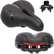Banco selim bicicleta comfort gel tech c/ refletor antiprostatico original - GTA