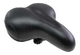 Banco Selim Bike Barra Circular Molas Gel Preto