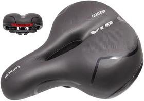 Banco Selim de Bicicleta Gel Confortável Macio 2 Molas Vazado