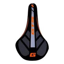 Banco Selim Gts Bicicleta Mtb Speed Exotic Laranja Preto