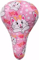 Banco selim infantil feminino gatinha cartoon gata kat