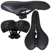 Banco Selim Mtb Js-5 Preto C/Detalhes Cinza Cavidade