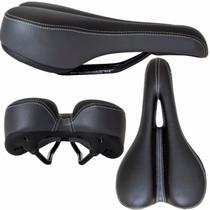 Banco Selim Mtb Velo Plush Vl3112 Preto/Cinza