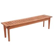 Banco sem Encosto 3 Lugares 166cm x 45cm Ecograndis Jardim Marrom/Jatobá Banco sem Encosto 3 Lugares 166cm x 45cm Ecograndis Jardim Marrom/Jatobá
