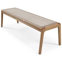 Banco Sintra Corda Areia Stain Jatobá 142cm - 67731