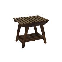 Banco Summer 50cm Madeira Imbuia Maciça Stain Imbuia Banco Summer 50cm Madeira Imbuia Maciça Stain Imbuia