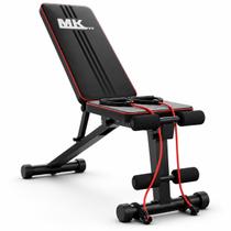 Banco Supino Ajustável Inclinado Reto Declinado Academia Musculação MKFIT Banco Supino Ajustável Inclinado Reto Declinado Academia Musculação MKFIT