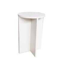 banco tampo redondo 45 cm branco Hub18 banco tampo redondo 45 cm branco Hub18