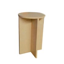 banco tampo redondo 55 cm natural Hub18