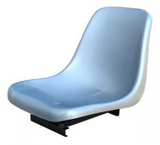 Banco Tipo Concha Giratório Pesca Tam: G Cinza Barco Lancha