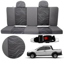 Banco Traseiro Fiat Strada Cabine Estendida Working 2014 2015 2016