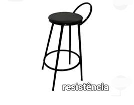 Banco tubolar com encosto tradicional, altura 70cm em aço tubular tubomax ,ideal para bistro. Banco tubolar com encosto tradicional, altura 70cm em aço tubular tubomax ,ideal para bistro.