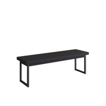 Banco Tubular Oxford 164cm Preto