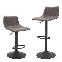 Bancos de bar Finnhomy Counter Height Swivel com conjunto de apoio para os pés 2 Bancos de bar Finnhomy Counter Height Swivel com conjunto de apoio para os pés 2