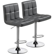 Bancos de bar Yaheetech com encosto ajustável em altura 25-36cm Bancos de bar Yaheetech com encosto ajustável em altura 25-36cm