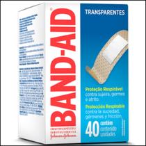 Band-aid Curativos Transparentes com 40 Unidades Johnson & Johnson