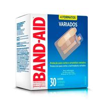 Band-Aid Formatos Variados 30 Unidades