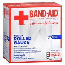 Band-AID Gaze Laminada Média 5 Cada por Aveeno