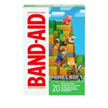Band-Aid Minecraft Kids, bandagens adesivas, 20 unidades