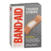 Band-Aid Tough-Strips Bandagens, todas tamanho único 20 ct da Band-Aid (pacote com 2)