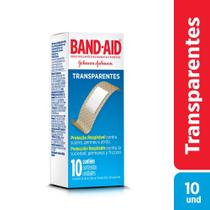 Band-aid Transparente Com 10 Unidades