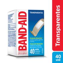 Band-aid Transparente Com 40 Unidades