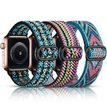 Band DaQin Stretchy Nylon Boho Solo Loop para Apple