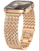 Band Minyee Stainless Steel Metal para Apple Women Band Minyee Stainless Steel Metal para Apple Women