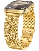 Band Minyee Stainless Steel Metal para Apple Women Band Minyee Stainless Steel Metal para Apple Women