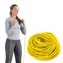 Banda de exercícios THERABAND Yellow Latex Tube com 30,5 m de espessura Banda de exercícios THERABAND Yellow Latex Tube com 30,5 m de espessura