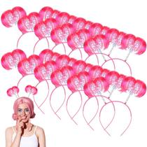 Banda de rabo de cavalo Jexine Halloween Pompom e acessório de cabelo x12