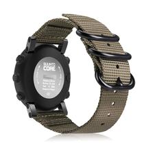 Banda de relógio Fintie Compatível com Suunto Core, Cinta Esportiva de Substituição de Nylon Premium Tecida com Fivela metálica Compatível com Relógio Inteligente Suunto Core