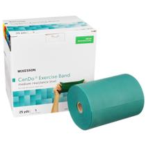 Banda de resistência McKesson Can Do Green Medium 5cm x 23m Banda de resistência McKesson Can Do Green Medium 5cm x 23m