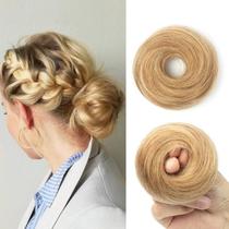 Banda elástica elástica sem clipe FEIPRO Hair Bun Pieces Banda elástica elástica sem clipe FEIPRO Hair Bun Pieces