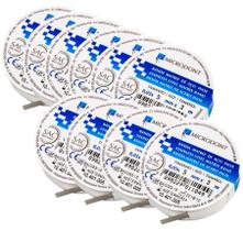 BANDA MATRIZ AÇO INOX (0.05 X 5 X 500 mm) MICRODONT (10 UN)