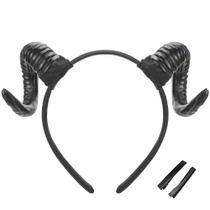 Banda MOSTORY Black Demon Horns Headband Devil Costume Accessory