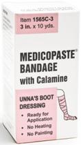 Bandage Graham-Field Medicopaste com calamina, 3x10cm, pacote com 12