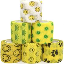 Bandagem Autoadesiva KEQCQE 2 Polegadas 6 Rolos