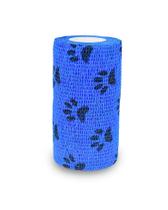 Bandagem band-flex - azul com patas 10cm cx 12