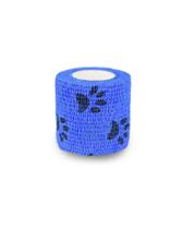 Bandagem band-flex - azul com patas 5cm cx 24
