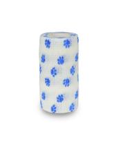 Bandagem band-flex - branca com patas 10cm cx 12