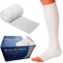 Bandagem Bota Unna Curativo Para O Pé Calcanhar Perna 7,5cm x 9,2 Metros - Envio Imediato